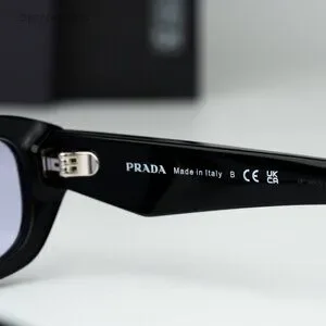 Prada Women Sunglasses Black Violet Rectangle PRB06S 16K40J NEW AUTHENTIC Prada | Accessories | Prada Women Sunglasses Black Violet  main image 3